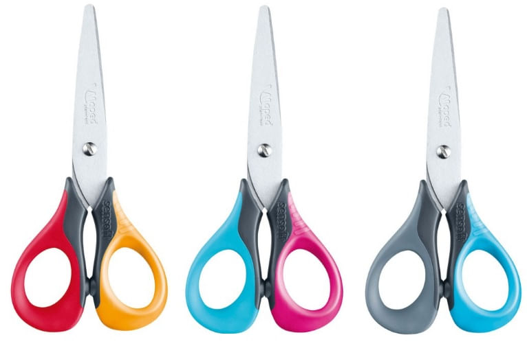 Tesoura Escolar Para Canhoto Sensoft