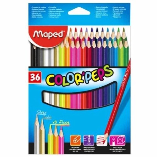 Encontraproduto.com.br - Lápis De Cor Maped 36 Cores.