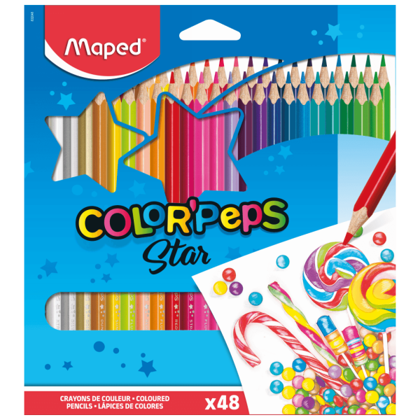 Encontraproduto.com.br - Lápis De Cor Color Peps 48 Cores - Maped