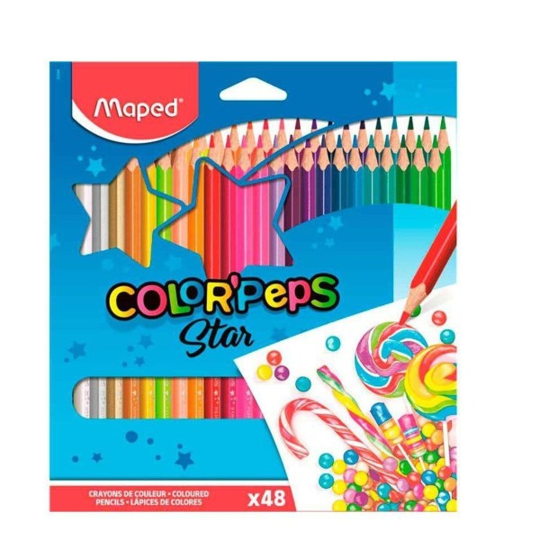 Encontraproduto.com.br - Lápis De Cor Color Peps 48 Cores - Maped