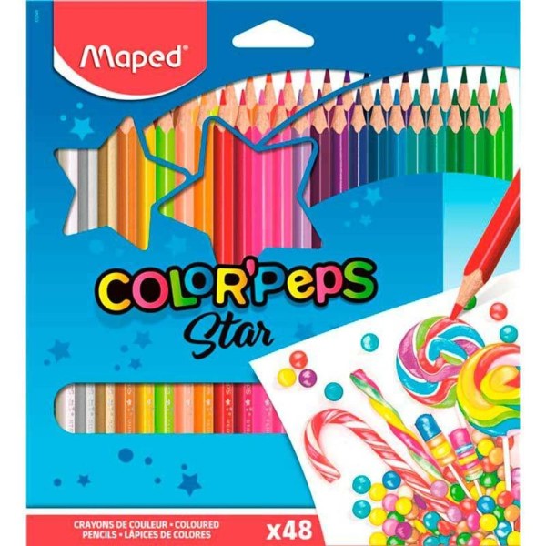 Encontraproduto.com.br - Lápis De Cor Color Peps 48 Cores - Maped