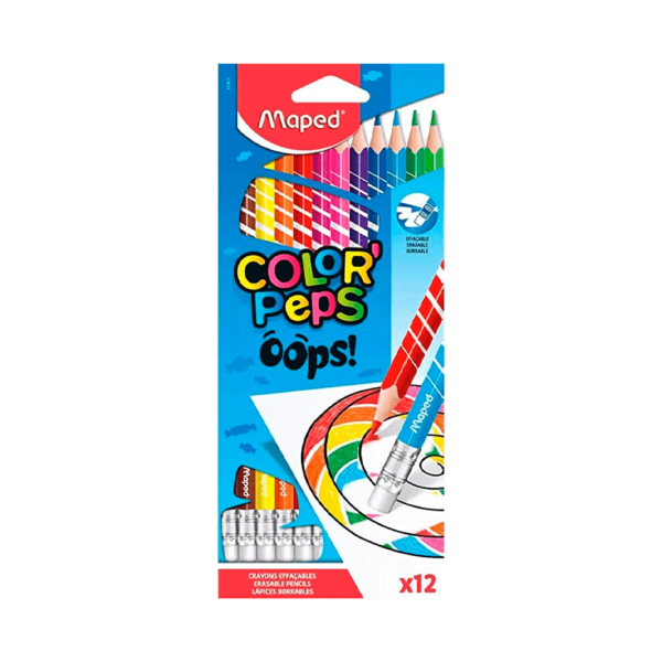 Encontraproduto.com.br - Lápis de Cor Color Peps 12 Cores Maped