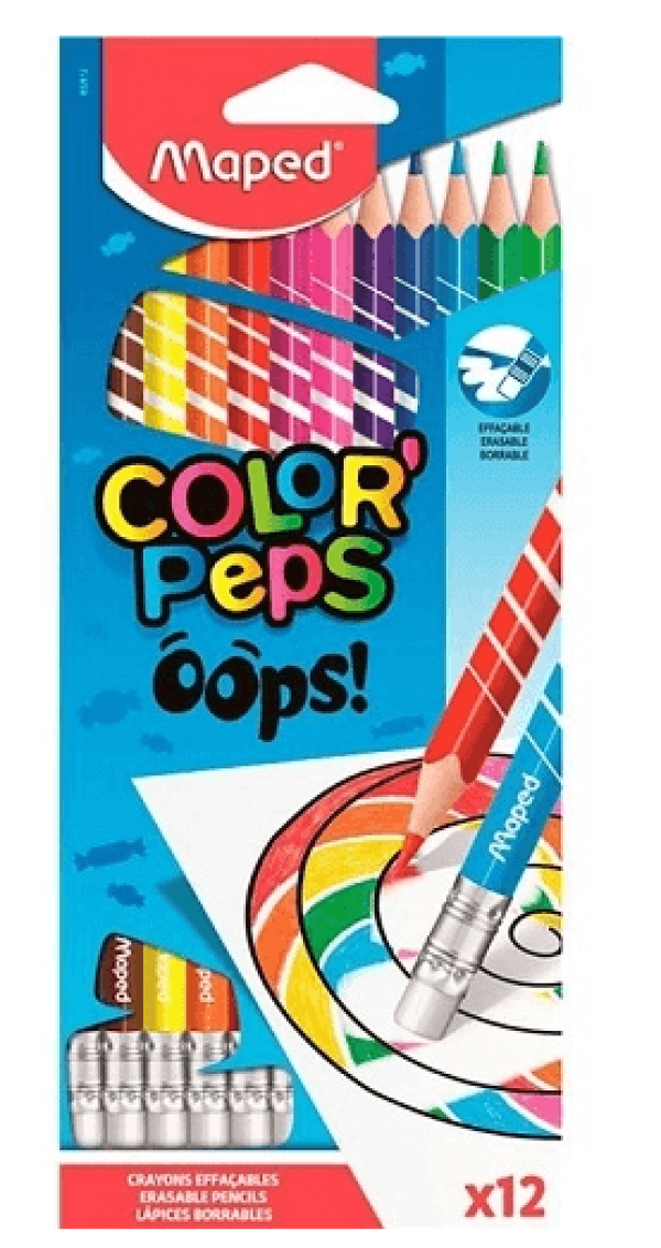Encontraproduto.com.br - Lápis de Cor Color Peps 12 Cores Maped