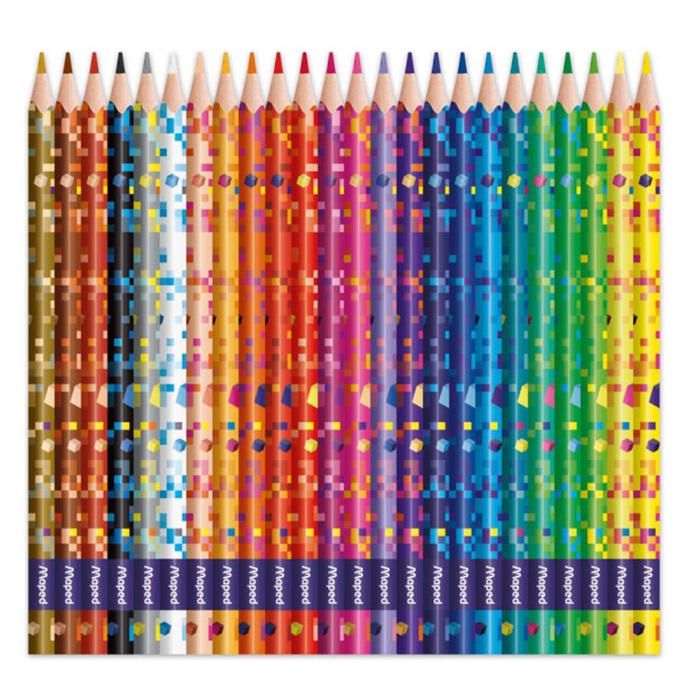 Lápis de Cor Maped Pixel Party 24 Cores 862206