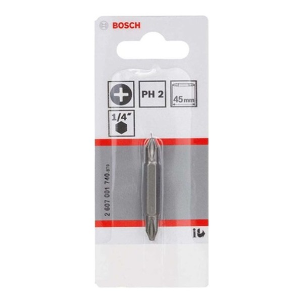 Encontraproduto.com.br - Ponta Dupla Para Parafusar 45mm PH2 Extra Hard Bosch