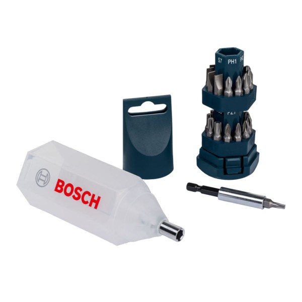 Encontraproduto.com.br - Jogo de Bits Bosch com 25 Peças