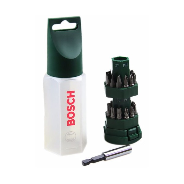 Encontraproduto.com.br - Jogo de Bits Bosch com 25 Peças