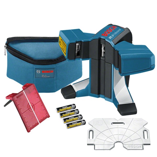Nível laser 3 linhas Bosch GTL 3 para azulejos e piso