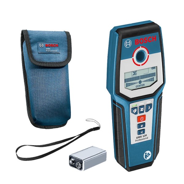 Encontraproduto.com.br - Detector de parede Bosch GMS 120 120mm