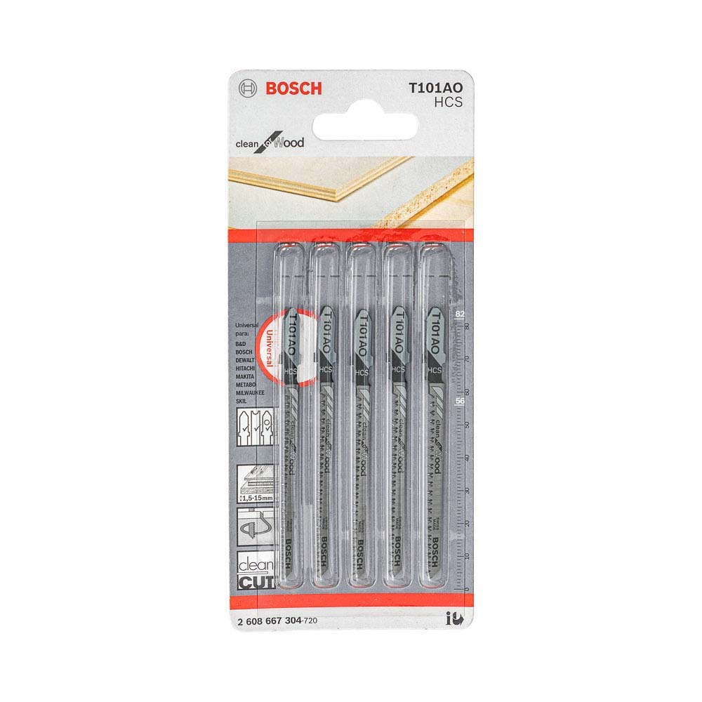 Lâmina Serra Tico-tico T101ao Clean For Wood - com 5un