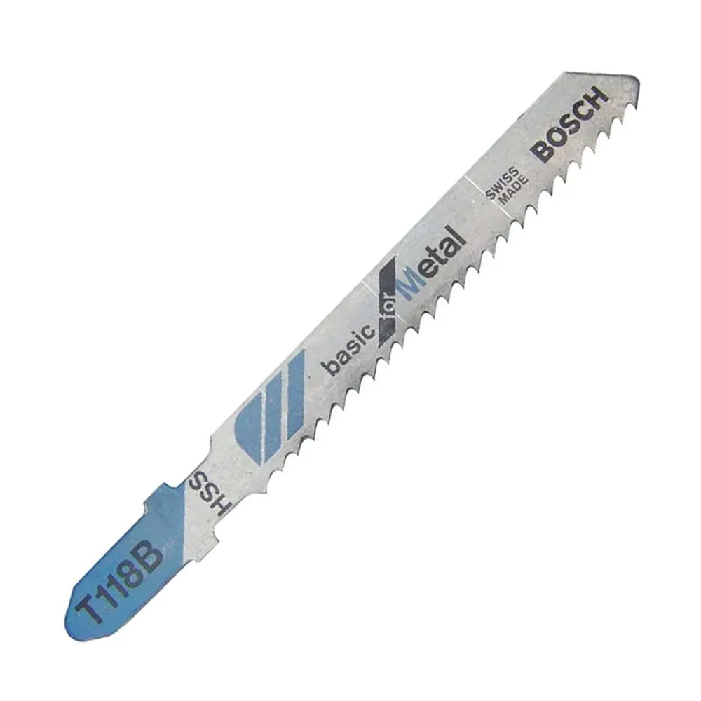 Lâmina Serra Tico Tico Bosch T118B Basic for Metal 5 Peças