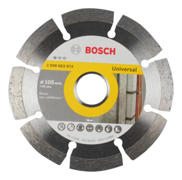 Encontraproduto.com.br - Disco Diamantado Segmentado Universal 105mm Bosch