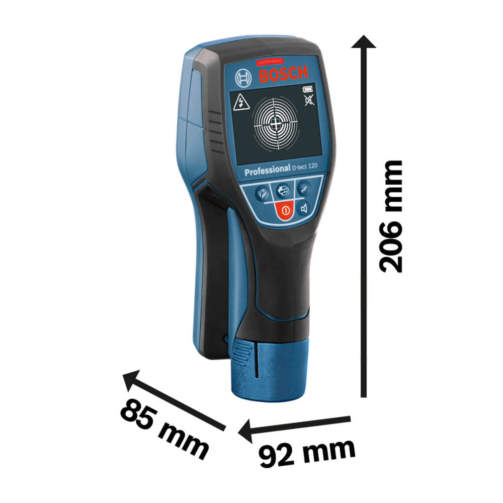 Encontraproduto.com.br - Detector de Materiais Bosch D-tect 120 Professional - Bosch