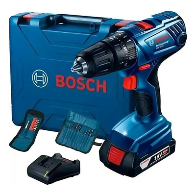 Encontraproduto.com.br - Kit Furadeira Parafusadeira Bosch GSB180-LI + Chave De Impacto Bosch GDX180-LI