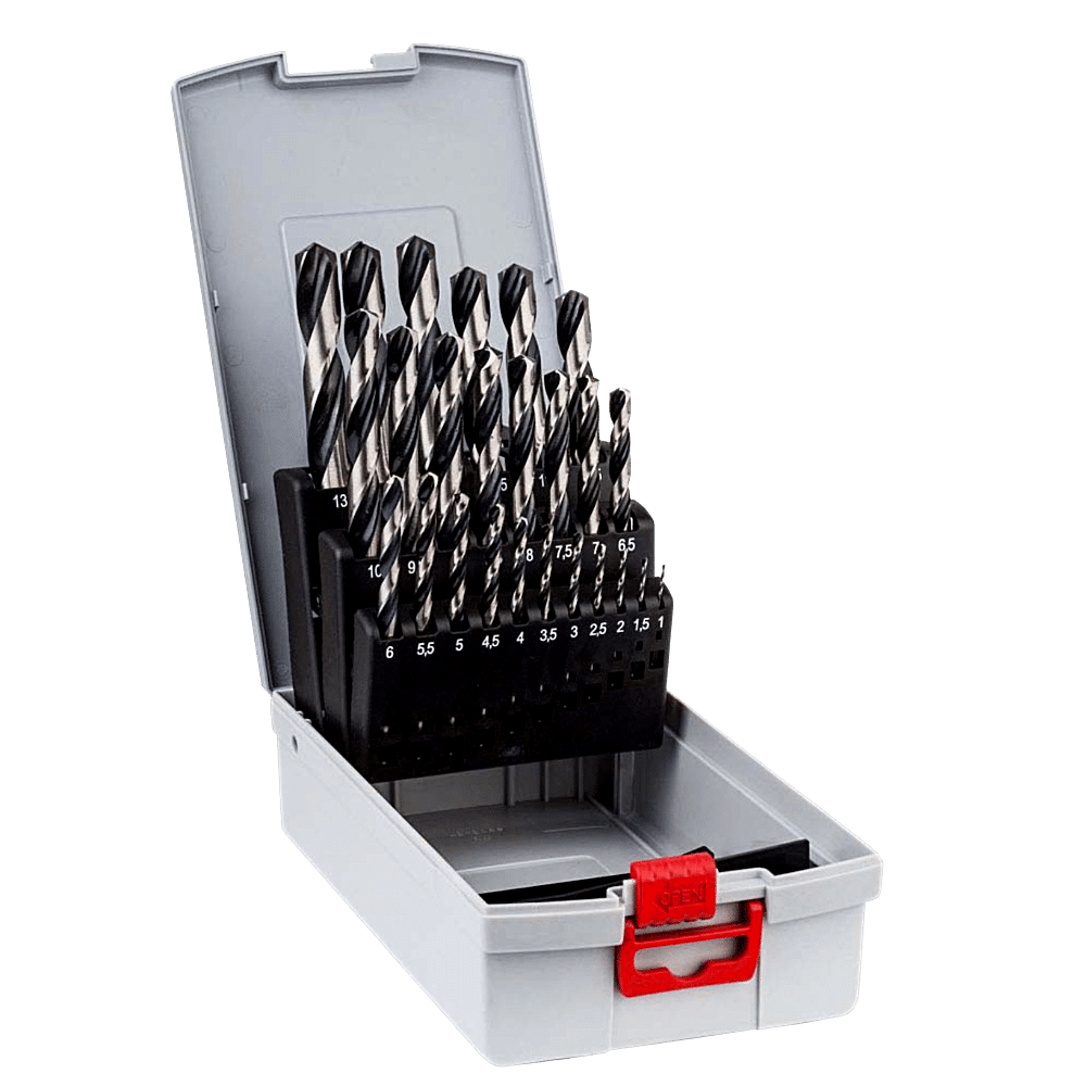 Jogo broca metal HSS-PointTeQ ProBox 1-13mm 25 peças Bosch