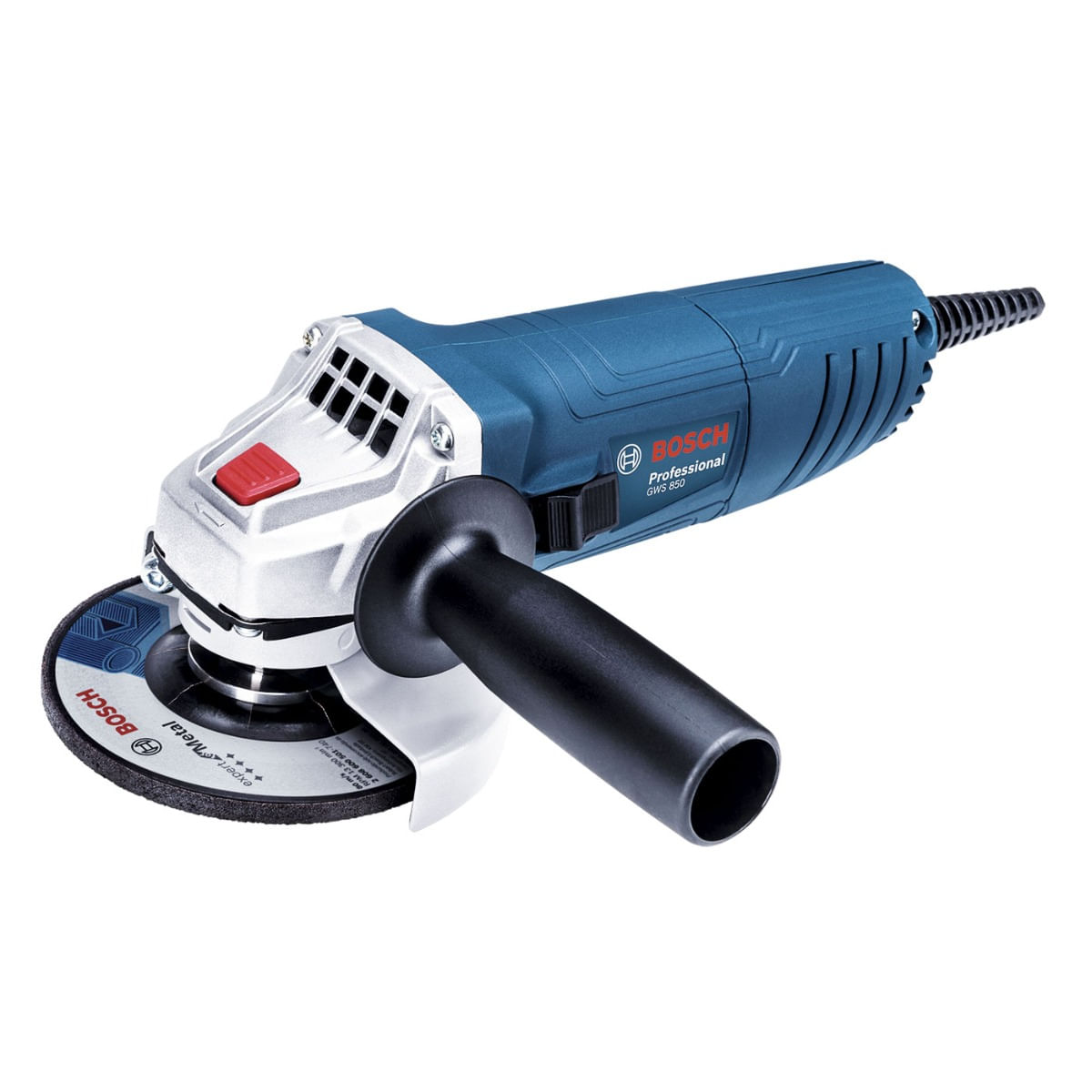 Encontraproduto.com.br - Esmerilhadeira Angular GWS 850 850W com 3 discos Maleta Bosch