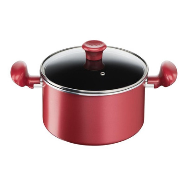 Encontraproduto.com.br - Caçarola Com Indução Tefal So Chef 22cm Vermelha