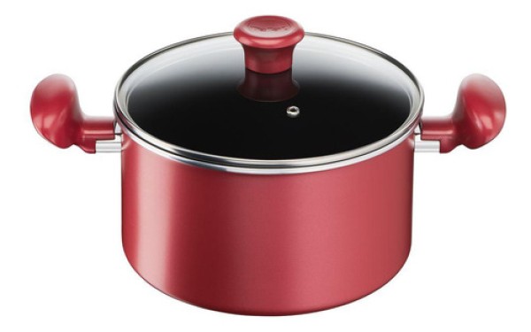 Encontraproduto.com.br - Caçarola Com Indução Tefal So Chef 22cm Vermelha