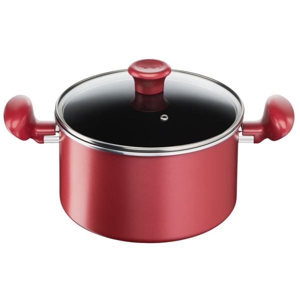 Encontraproduto.com.br - Caçarola Com Indução Tefal So Chef 22cm Vermelha