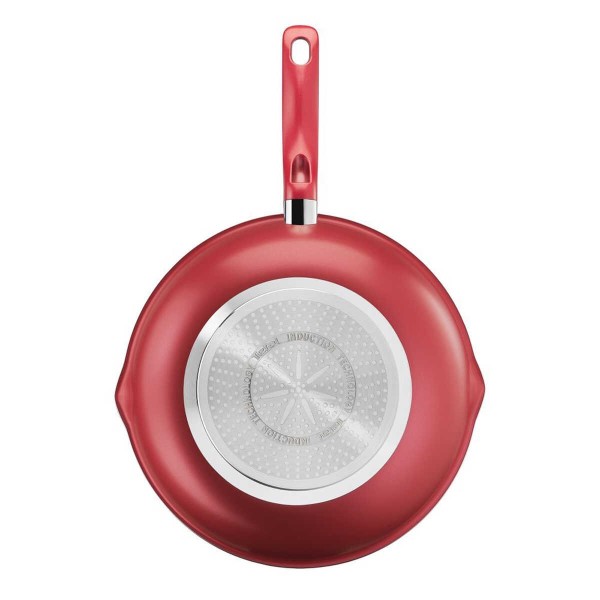 Encontraproduto.com.br - Frigideira Tefal Chef 28cm Vermelho L3u1bkc11