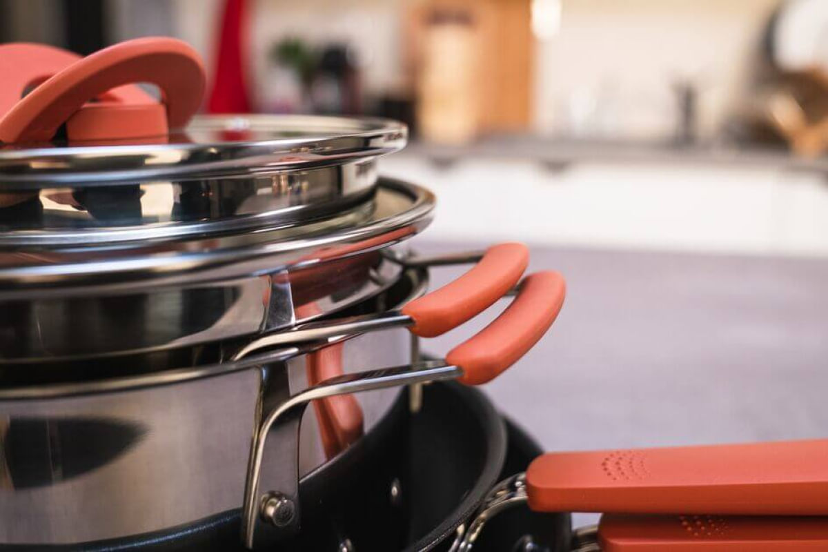 Encontraproduto.com.br - Jogo De Panelas 4 Peças Tefal Opti´space Inox Fundo Triplo