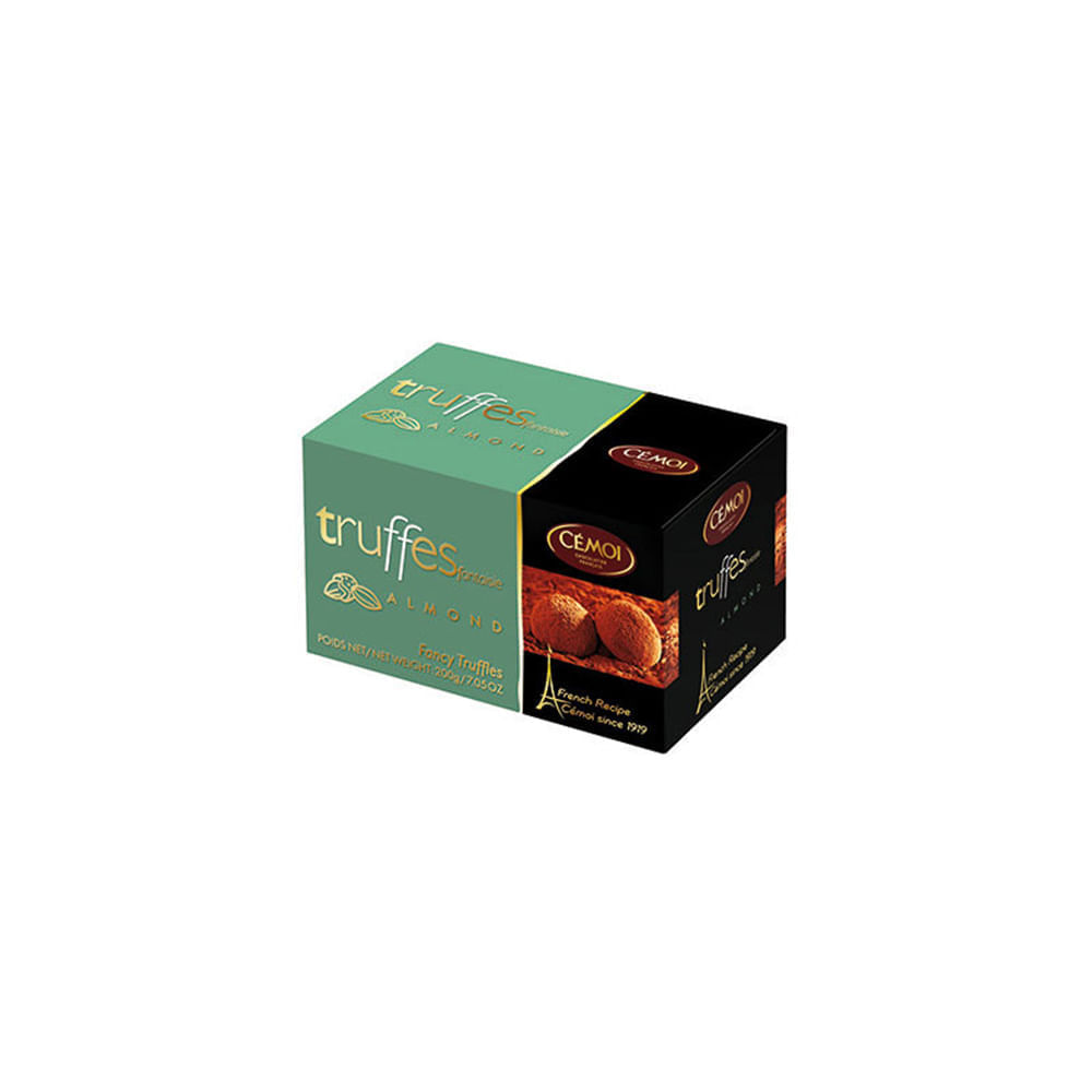 Encontraproduto.com.br - Trufa Francesa Cémoi de Chocolate e Amêndoa Box 200 g