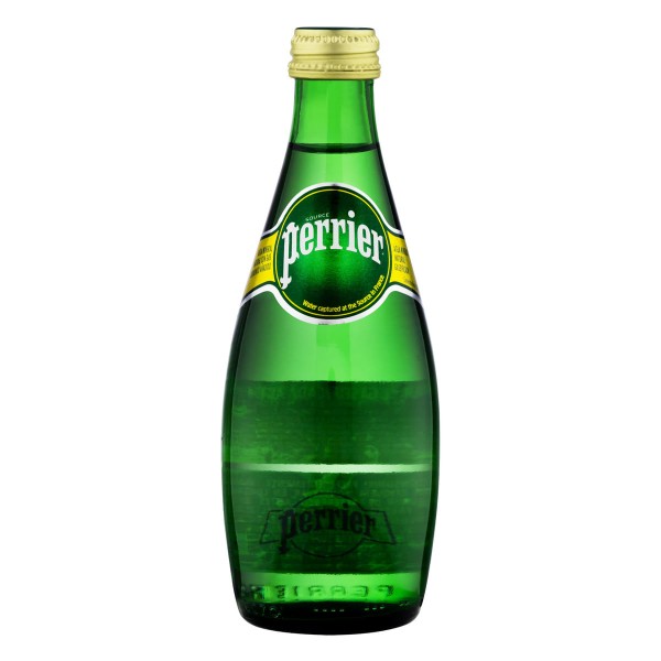Encontraproduto.com.br - Água Mineral Importada Perrier Gaseificada 330ml 4 Unidades