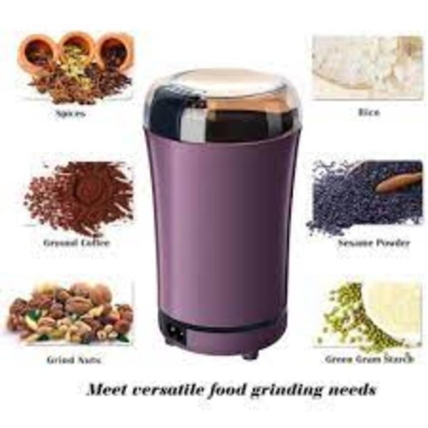 Encontraproduto.com.br - Moedor Cafe Eletrico Automatico Graos Pimenta Temperos Moinho De Mesa Potente Bivolt Cor Branco