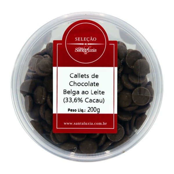 Chocolate Ao Leite 33,6% Callebaut 200g
