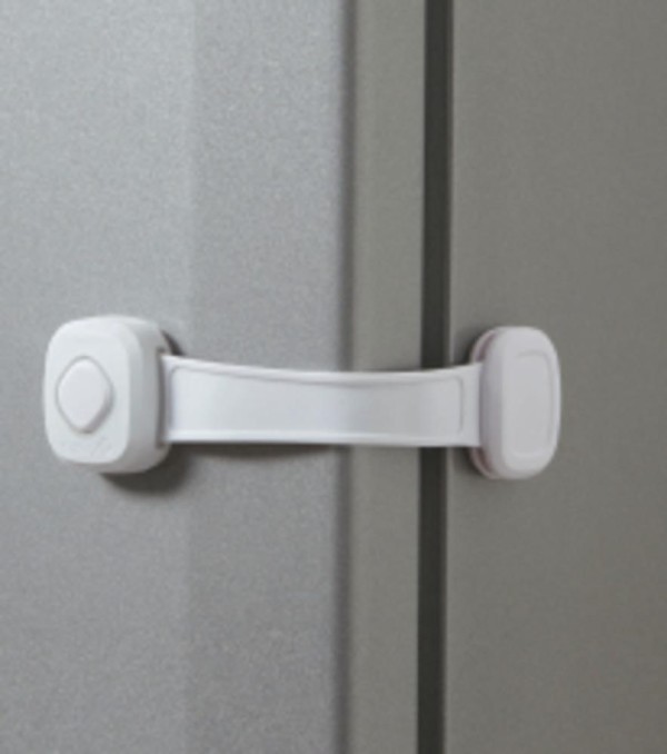 Encontraproduto.com.br - Acessórios de Segurança - Trava Multifuncional - Com Botão Secreto - White - Safety 1St