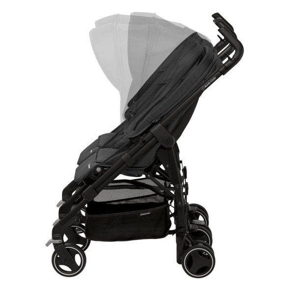 Encontraproduto.com.br - Carrinho de Bebê Gêmeos Dana For2 Nomad Black - Maxi Cosi