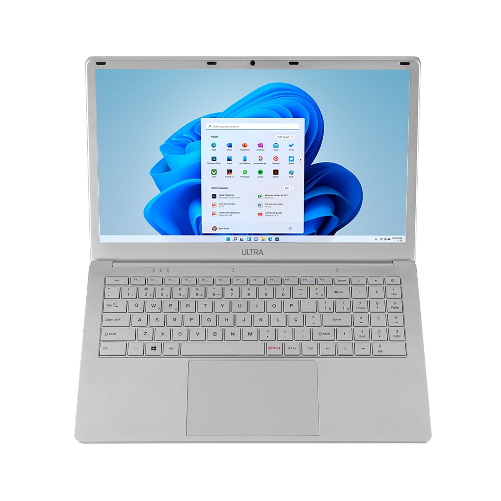 Encontraproduto.com.br - Notebook, Windows 11 Home, Intel Celeron, 4GB 120GB SSD, Tela 15,6