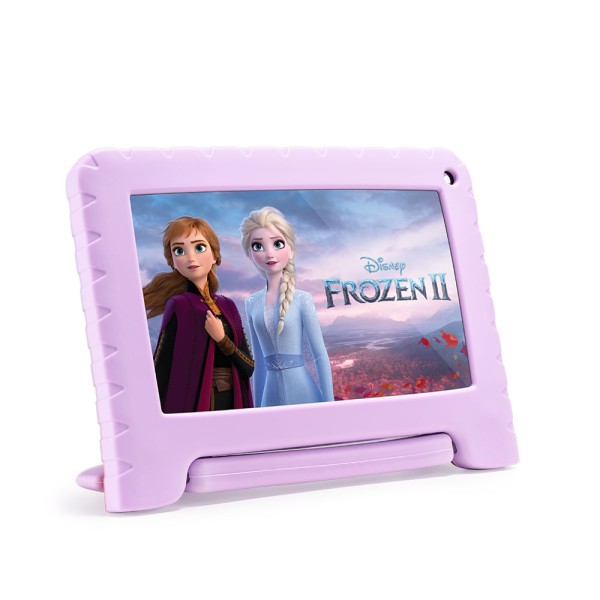Encontraproduto.com.br - Tablet Infantil Frozen Controle Parental 32GB + Tela 7 pol + Case + Wi-fi + Android 11 Quad Core - Preto - Multi - NB370OUT [Reembalado]