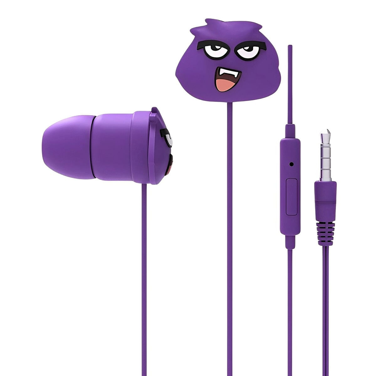 Fone De Ouvido Jellie Monster Super Bass Graves Cabo Reforçado In-ear Colorido Microfone Com Case