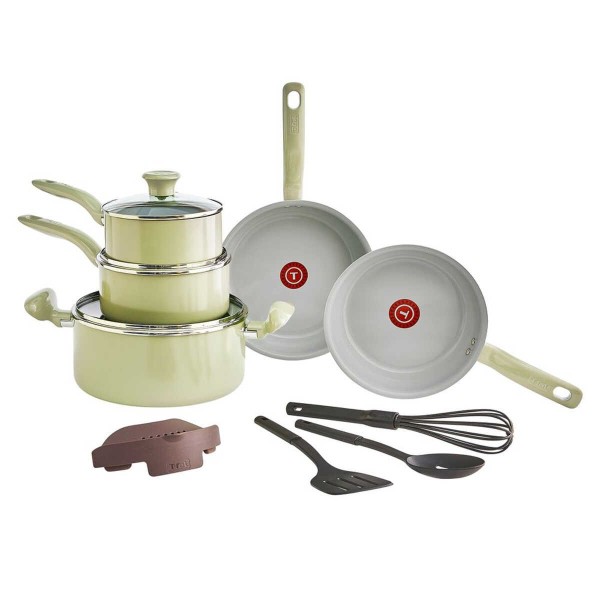 Jogo de Panelas 9 Peças Tefal Recycled C581scft