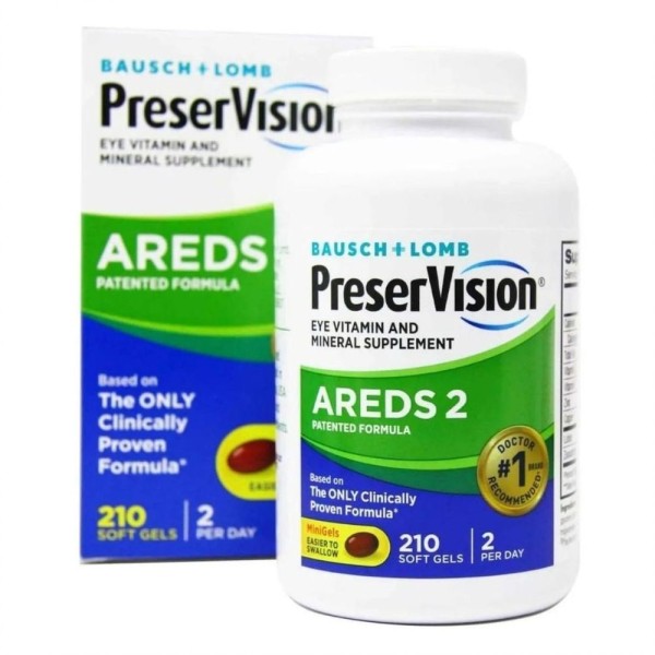 Encontraproduto.com.br - Suplemento Para Visão Preservision Areds 2 210 Cap Import Usa