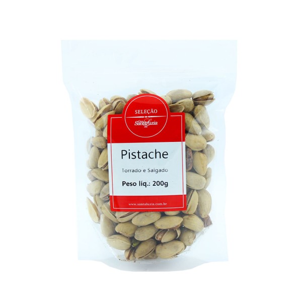 Encontraproduto.com.br - Pistache Torrado e Salgado Santa Luzia 200g