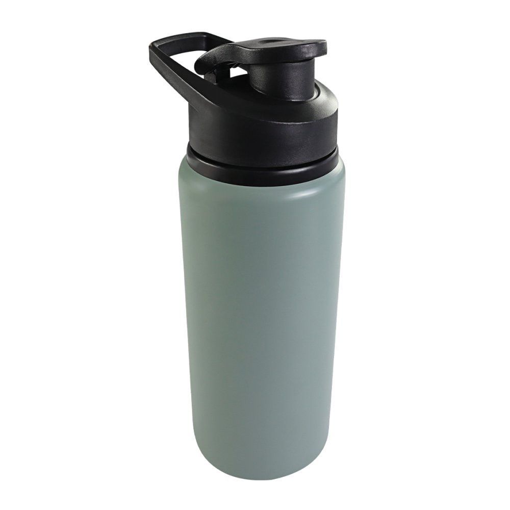 Garrafa Squeeze De Alumínio 600ml Com Alça Garrafinha água Cor:verde