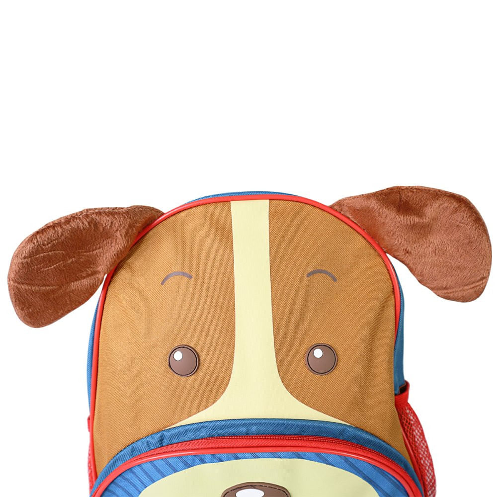 Encontraproduto.com.br - Mochila Infantil Temática Cachorro Marrom c/ Alça Reforçada