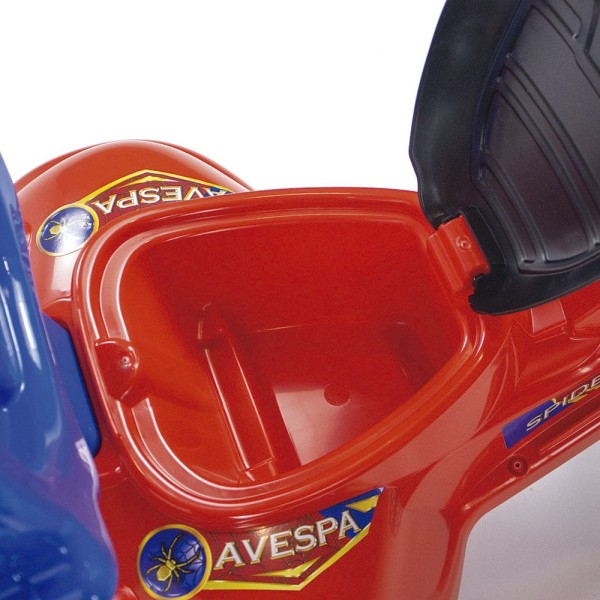 Encontraproduto.com.br - Triciclo Infantil Spider Alça Segurança Porta Objetos Haste