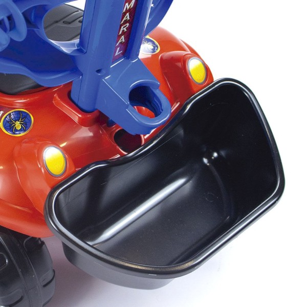 Encontraproduto.com.br - Triciclo Infantil Spider Alça Segurança Porta Objetos Haste