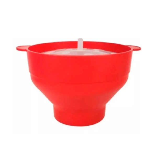 Encontraproduto.com.br - Balde Pipoca Pipoqueira Silicone para Micro-ondas Sem Óleo