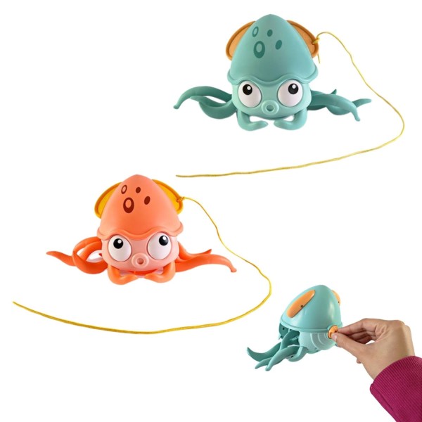 Encontraproduto.com.br - Polvo Brinquedo Infantil Interatividade e Movimento para Água ou Chão Diversão Garantida