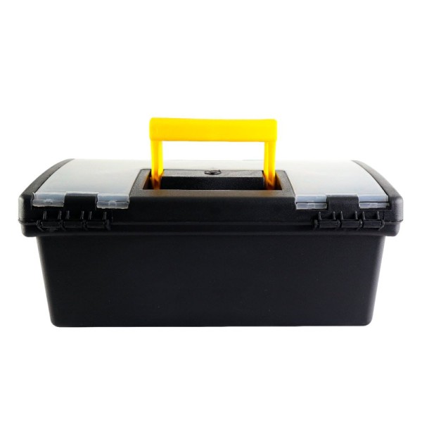 Encontraproduto.com.br - Maleta Ferramentas 31cmx18cm Abertura Na Tampa Com Divisão Central E Trava A Solução Para Sua Organização De Ferramentas