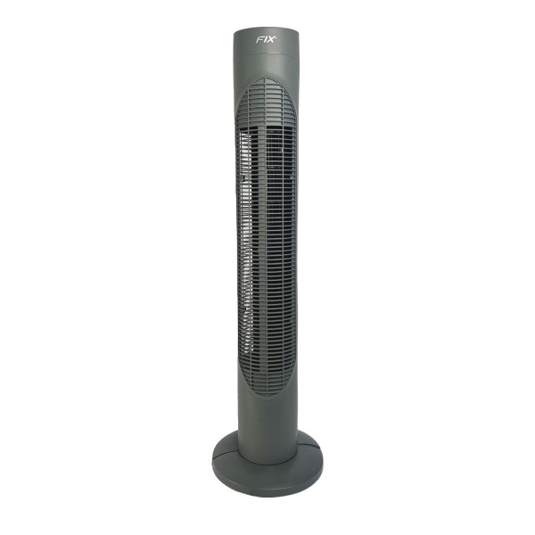 Encontraproduto.com.br - Ventilador Preto Torre Experimente 03 Velocidades Ajustáveis e um Motor Silencioso com Potência de 55w 220v