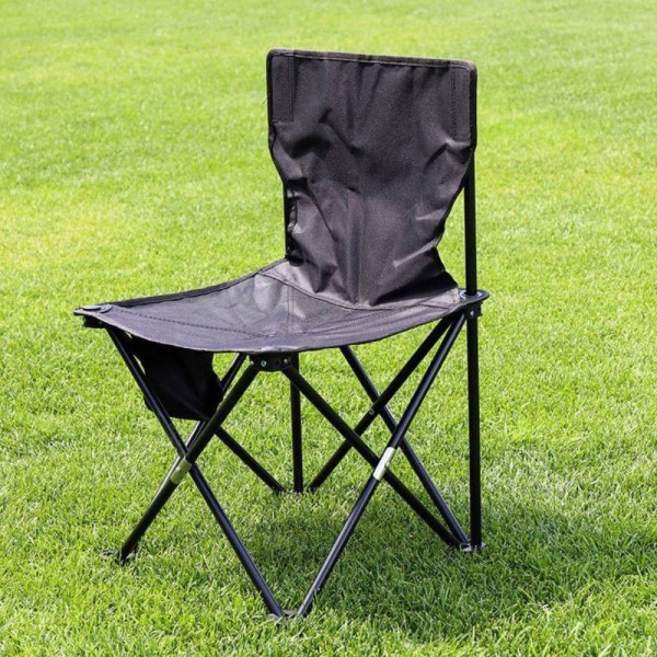 Encontraproduto.com.br - Cadeira Camping Dobrável Conforto e Praticidade com Bolso Lateral para Acampamento e Fazenda