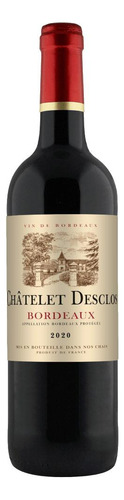 Vinho Tinto Francês Châtelet Desclos Bordeaux