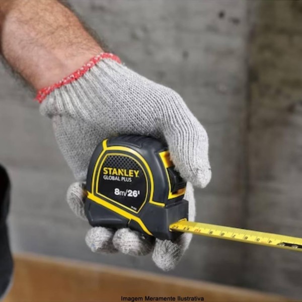 Encontraproduto.com.br - Trena Global Plus Stanley 8 Metros