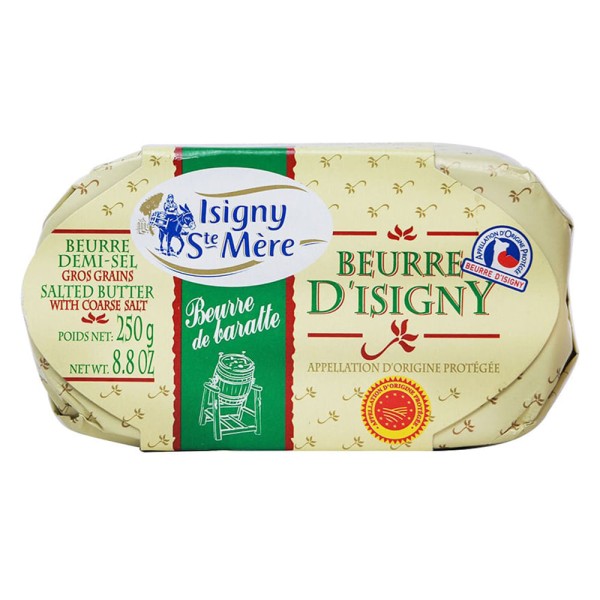 Manteiga Francesa Isigny Ste Mèire com Sal 250g