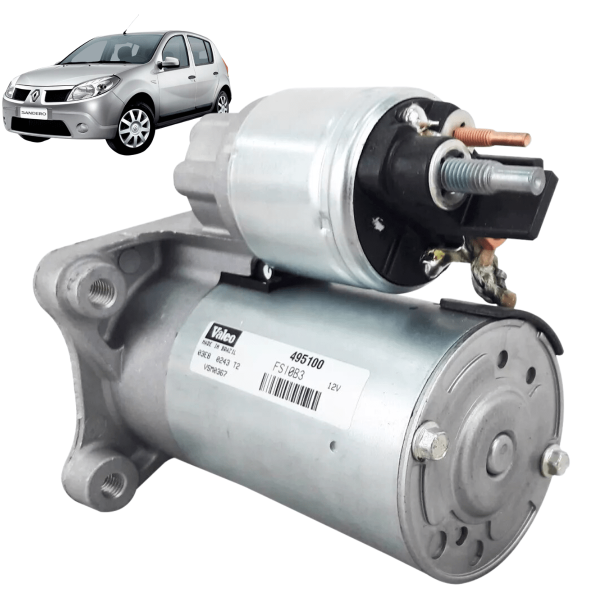 Encontraproduto.com.br - Motor partida logan sandero 1.6 16v k4m 2007/2017 FS10B3